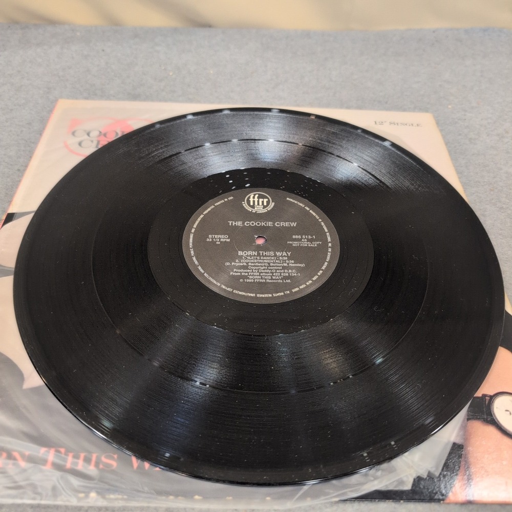 The Cookie Crew Born This Way 12" Vinyl Single 1989 Promo Prince Paul Remix VG - Picture 6 of 7